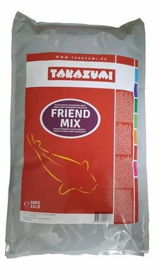 Takazumi Friend Mix Koifutter 10 kg * 6mm* Gesunde Koi, Allround Futter Takazumi