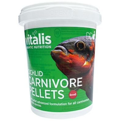 Vitalis Cichlid Carnivore Pellets 1,8 kg 1mm Süßwasser Buntbarscharten Aquarium