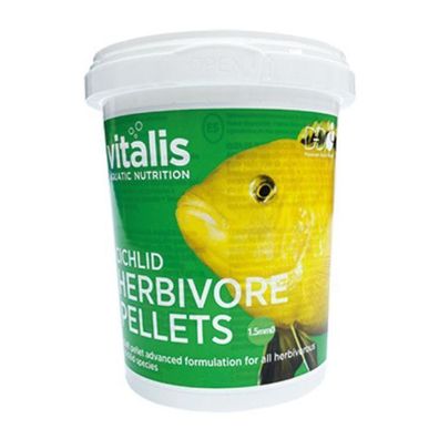 Cichlid Herbivore Pellets 1,8kg Vitalis 1,5mm Futter für Cichliden