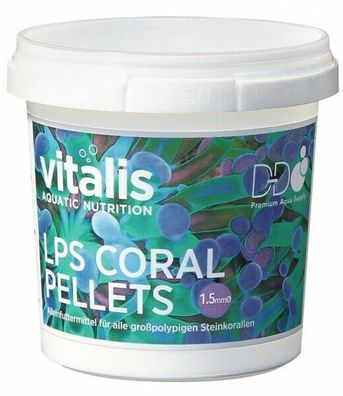 Vitalis LPS Coral Food 1,5mm 60g Meerwasser Futter Aquarium
