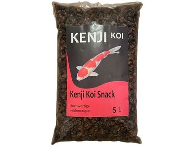 KENJI KOI Snack 5 und 10 Liter- Seidenraupen Koifutter Koiteich Teich Koi