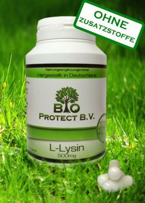 L-Lysin 500 mg - 120 Kapseln - Bio Protect