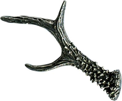 Anstecknadel - Geweihstange Hirsch - 02734 - Gr. ca. 2,5 x 4,4 cm