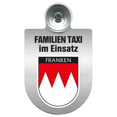 Einsatzschild Windschutzscheibe incl. Saugnapf - Familien Taxi im Einsatz - 309722 R