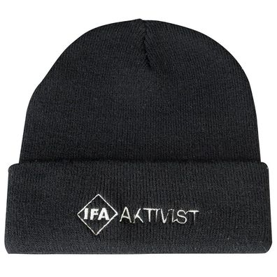 HIP-HOP Mütze mit Einstickung - IFA Aktivist - 54145 - schwarz