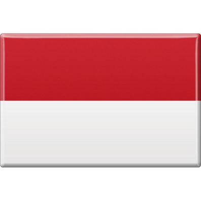 Kühlschrankmagnet - Länderflagge Monaco - Gr. ca. 8x5,5 cm - 38086 - Magnet