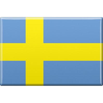 Kühlschrankmagnet - Länderflagge Schweden - Gr. ca. 8x5,5 cm - 37816 - Magnet
