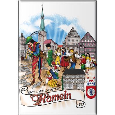 MAGNET - Hameln - Gr. ca. 8x5,5 cm - 37628 - Küchenmagnet
