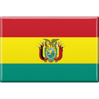 Magnet - Länderflagge Bolivien - Gr. ca. 8x5,5 cm - 38019 - Küchenmagnet
