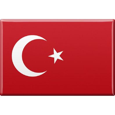 Magnet - Länderflagge Türkei - Gr. ca. 8x5,5 cm - 37844