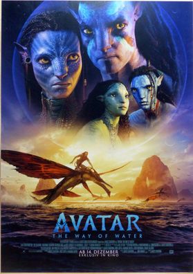 Avatar 2: The Way of Water - Original Kinoplakat A1 - Hauptmotiv - Filmposter