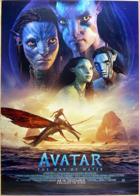Avatar 2: The Way of Water - Original Kinoplakat A0 - Hauptmotiv - Filmposter