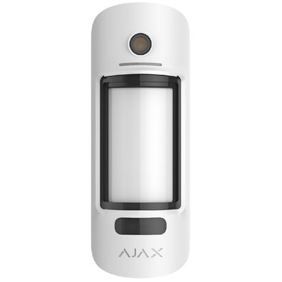 Ajax MotionCam Outdoor Bewegungsmelder mit Kamera für Außenbereich Weiß