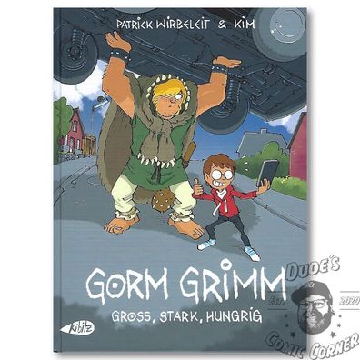 Comic Kibitz Gorm Grimm - Groß, stark, hungrig Hardcover Comics Kids