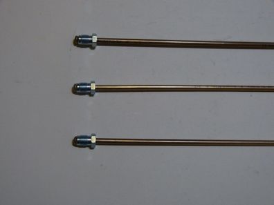 Satz Kunifer - Bremsleitungen Stahlnippel für alle Glas Goggomobil - Modelle