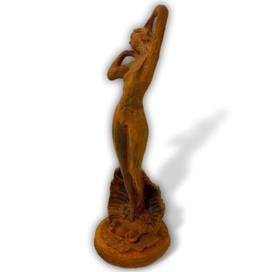 Skulptur Frau Akt Erotik Liebe Eisen Rost Figur Statue Antik-Stil Venus
