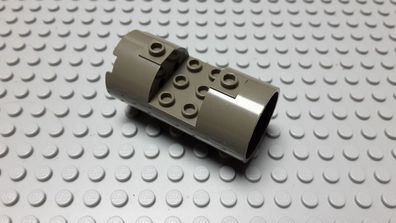 Lego 1 Zylinder 3x6x2 horizontal Altdunkelgrau Nummer 30360