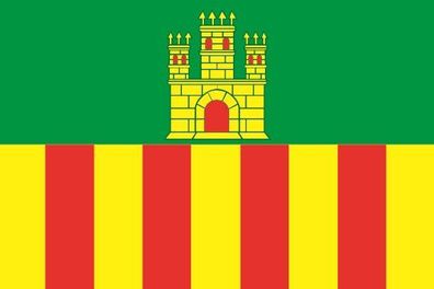 Aufkleber Fahne Flagge Cubelles Stadt (Spanien) verschiedene Größen