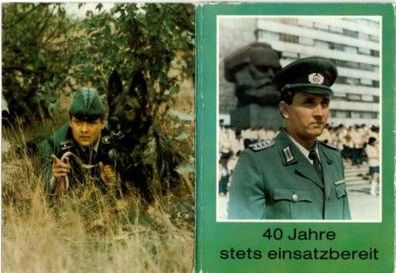 DDR Fotoband Volkspolizei 40 Jahre stets einsatzbereit