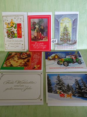 7x Susy Card Weihnachtsgrußkarten-Sets & Umschlag Weihnachten Neujahr