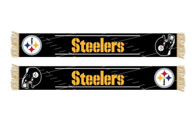 NFL Schal Pittsburgh Steelers Fanschal Scarf HD Knitted Jaquard 5056146896095