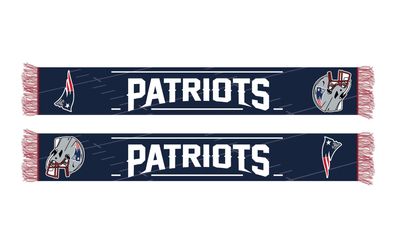 NFL Schal New England Patriots Fanschal Scarf HD Knitted Jaquard 5056146896064