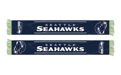 NFL Schal Seattle Seahawks Fanschal Scarf HD Knitted Jaquard 5056146896118