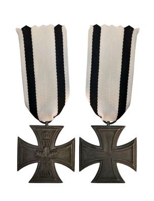 Eisernes Kreuz 1813 (II. Klasse) w/ s Band | EK Völkerschlacht bei Leipzig