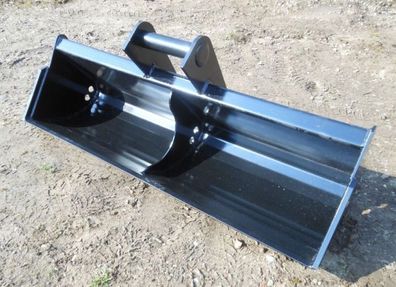 Baggerschaufel starr 140cm Universal Anbauplatte Radlader Minibagger Schaufel