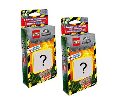 Lego Jurassic World Karten - Jurassic World Trading Cards (2021) - 2 Blister