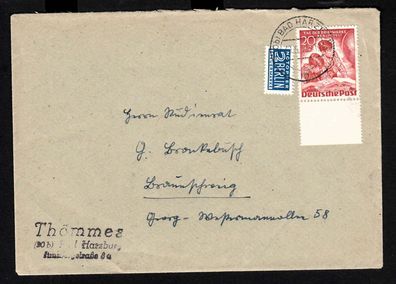 Berlin 1951 MiNr. 81 Tag der Briefmarke Einzelfrankattur Rundstempel