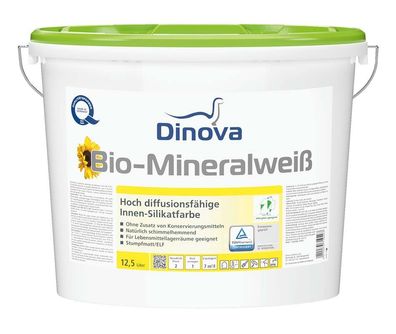 Dinova Bio-Mineralweiß 5 Liter weiß