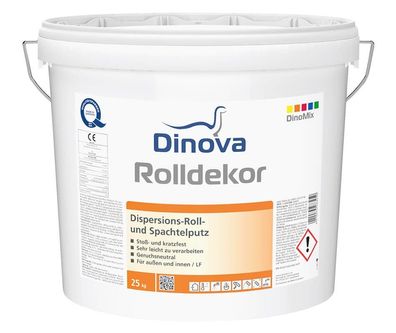 Dinova Rolldekor 25 kg weiß
