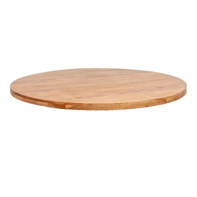 Akazie Tischplatte ALREDO ca. D150cm Natural Esstischplatte Massivholzplatte