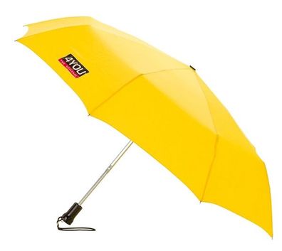 4YOU Regenschirm Kinder in handlicher Taschenschirmgröße - gelb