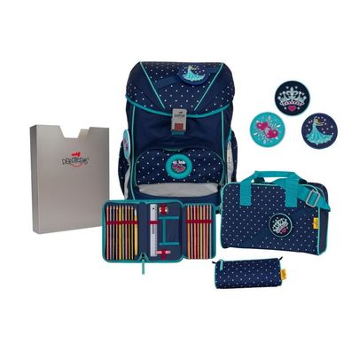 Derdiedas Schulrucksack Set ErgoFlex 5-teilig "Star Princess"