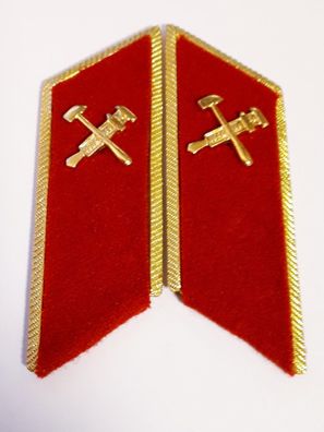 UDSSR Sowjetunion Kragenspiegel Offizier technischer Dienst/ Chemietruppen