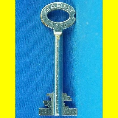 Garny Tresor Doppelbart - Schlüssel Profil 1889 - Länge 70 mm - gebohrt 3 mm