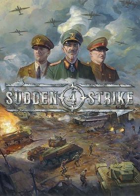 Sudden Strike 4 (PC, 2017, Nur der Steam Key Download Code) Keine DVD, No CD