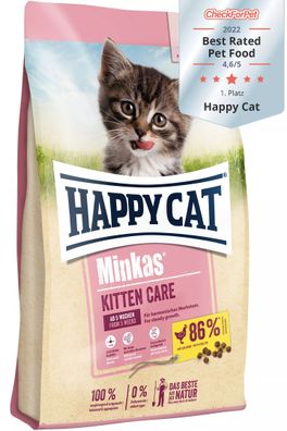 Happy Cat Minkas Kitten Care Geflügel 500 g | Katzenfutter Trockenfutter