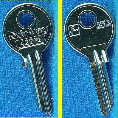 Schlüsselrohling Börkey 422 1/2 für Lips Profil 19 Möbelzylinder und Stahlschränke