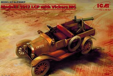ICM 35607 - Model T 1917 LCP with Vickers MG - 1:35