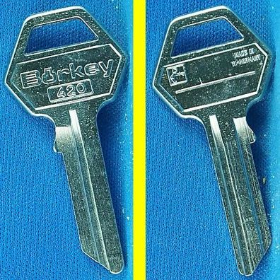 Schlüsselrohling Börkey 420 für Lips Profil 16 Möbelzylinder und Stahlschränke