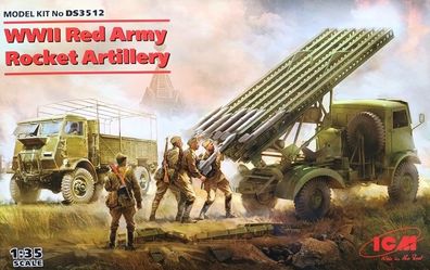 ICM Ds3512 - WWII Red Army - Rocket Artillery with Crew - 1:35