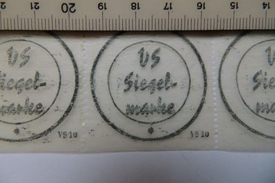 10 VS-Siegelmarken - VS10 - gummiert, unbenutzt - DDR - Polizei, MfS, NVA, ...