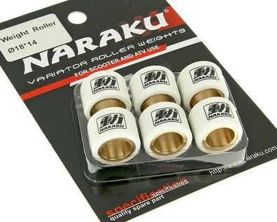 Naraku HD Variomatikgewichte 18x14, 12,7g für Roller, Quads, ATVs, Buggys, etc