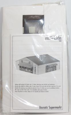 Märklin -c Bausatz Supermarkt - Kunststoff Bausatz - H0 - 1:87