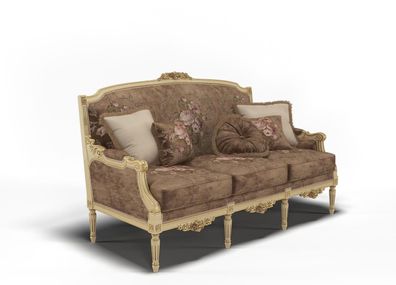 Sofa Polster Couch 3 Sitzer Textilsofa Original Couchen Sofas Dreisitzer Möbel