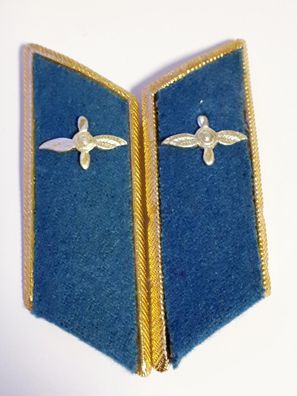 UDSSR Sowjetunion Kragenspiegel Offizier Luftstreitkräfte