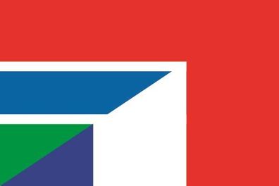 Aufkleber Fahne Flagge Gambia-Frankreich verschiedene Größen